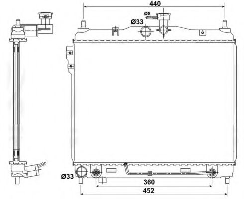 Imagine Radiator, racire motor NRF 53173