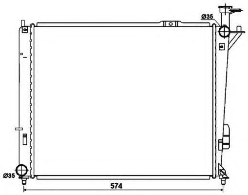 Imagine Radiator, racire motor NRF 53174