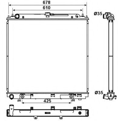 Imagine Radiator, racire motor NRF 53179