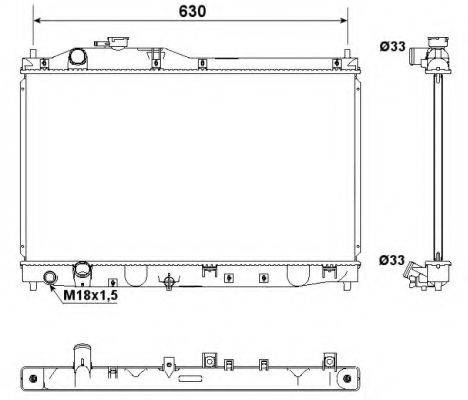 Imagine Radiator, racire motor NRF 53180