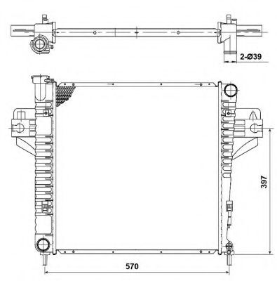 Imagine Radiator, racire motor NRF 53182