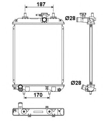 Imagine Radiator, racire motor NRF 53187