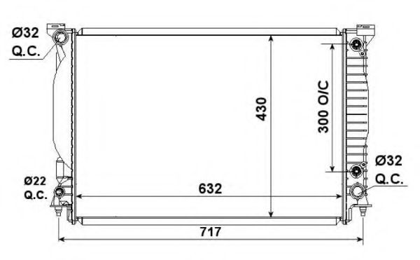 Imagine Radiator, racire motor NRF 53190