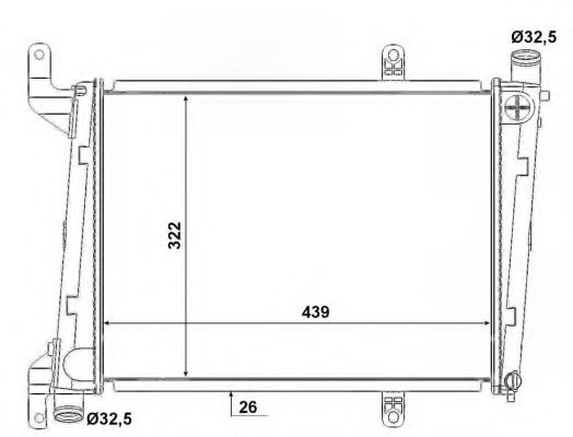 Imagine Radiator, racire motor NRF 53193