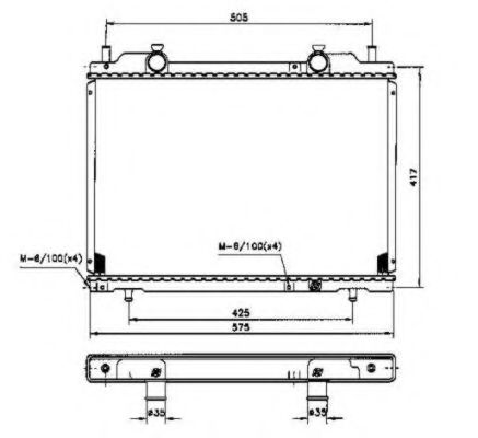 Imagine Radiator, racire motor NRF 53223