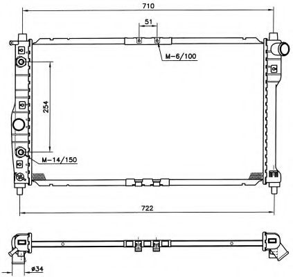 Imagine Radiator, racire motor NRF 53254