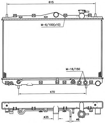 Imagine Radiator, racire motor NRF 53258