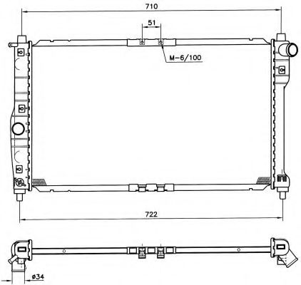 Imagine Radiator, racire motor NRF 53263