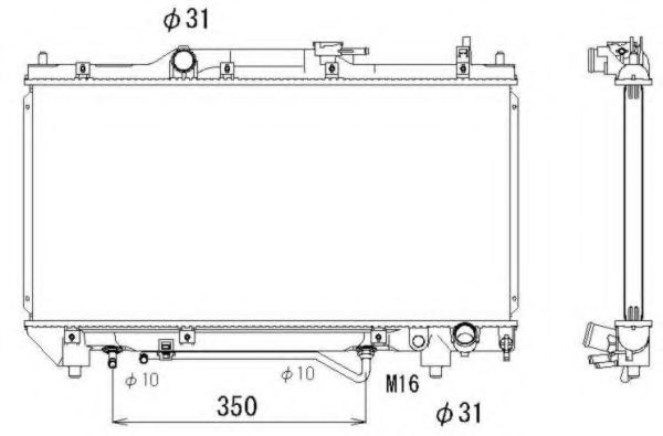 Imagine Radiator, racire motor NRF 53264