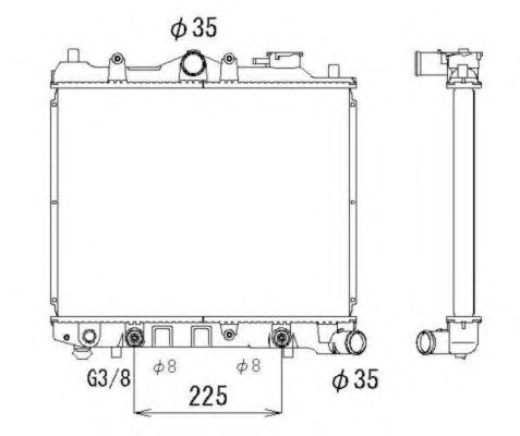 Imagine Radiator, racire motor NRF 53265