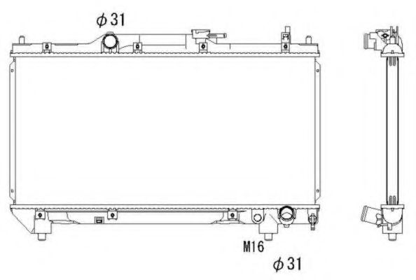 Imagine Radiator, racire motor NRF 53267