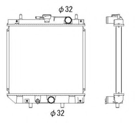 Imagine Radiator, racire motor NRF 53276