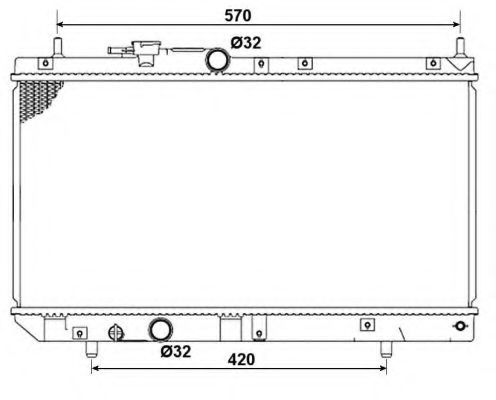 Imagine Radiator, racire motor NRF 53277