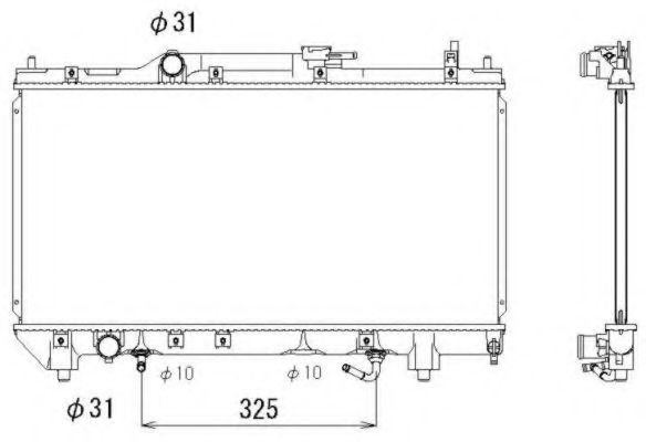 Imagine Radiator, racire motor NRF 53278