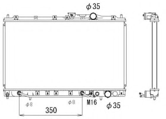 Imagine Radiator, racire motor NRF 53283