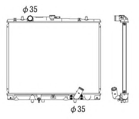 Imagine Radiator, racire motor NRF 53285