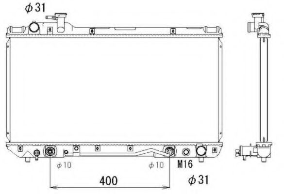 Imagine Radiator, racire motor NRF 53288