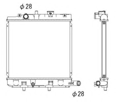 Imagine Radiator, racire motor NRF 53291