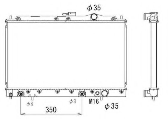 Imagine Radiator, racire motor NRF 53294