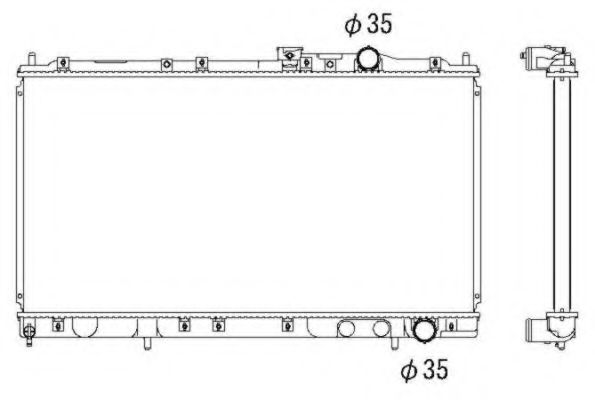 Imagine Radiator, racire motor NRF 53298