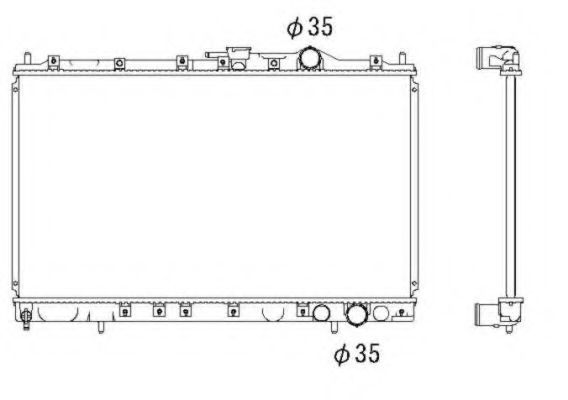 Imagine Radiator, racire motor NRF 53303