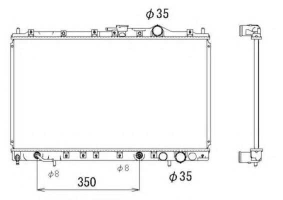 Imagine Radiator, racire motor NRF 53304