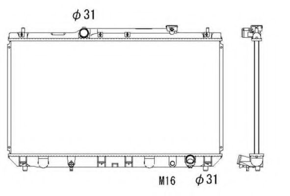 Imagine Radiator, racire motor NRF 53307