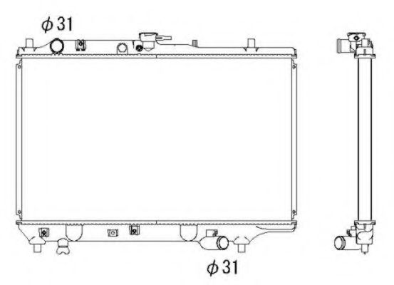 Imagine Radiator, racire motor NRF 53309