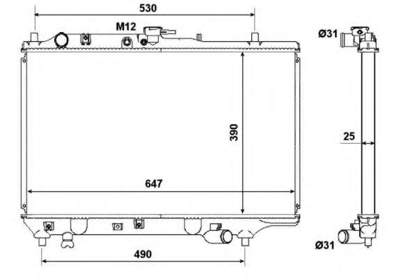 Imagine Radiator, racire motor NRF 53310