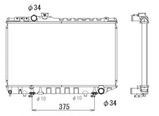 Imagine Radiator, racire motor NRF 53334