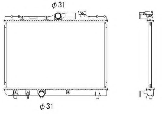 Imagine Radiator, racire motor NRF 53339