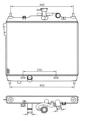 Imagine Radiator, racire motor NRF 53360