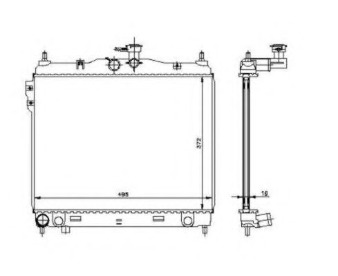 Imagine Radiator, racire motor NRF 53361