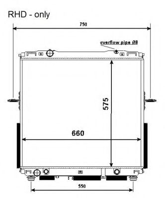 Imagine Radiator, racire motor NRF 53368