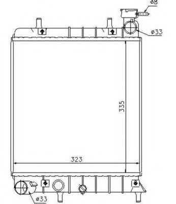 Imagine Radiator, racire motor NRF 53376
