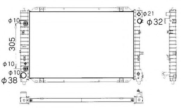Imagine Radiator, racire motor NRF 53377