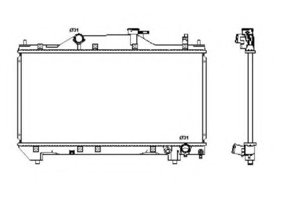 Imagine Radiator, racire motor NRF 53380