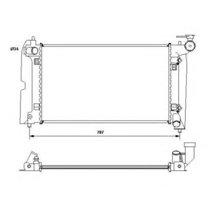 Imagine Radiator, racire motor NRF 53396