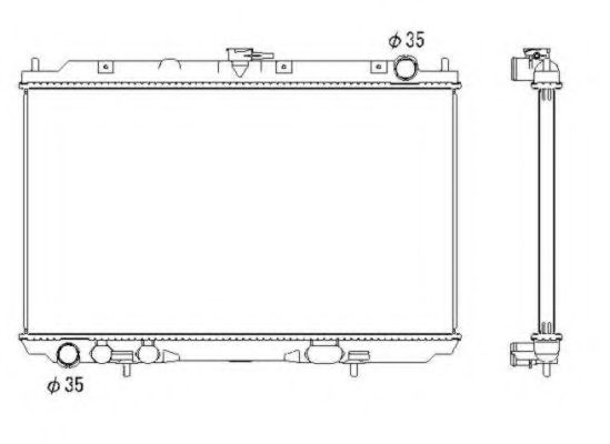 Imagine Radiator, racire motor NRF 53438