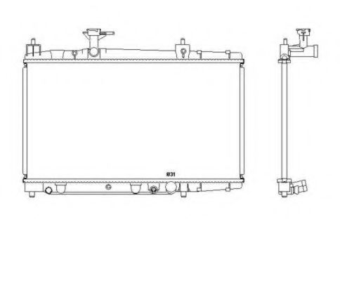 Imagine Radiator, racire motor NRF 53448