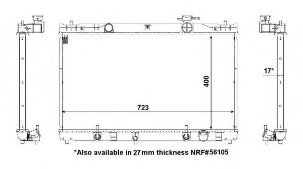 Imagine Radiator, racire motor NRF 53587