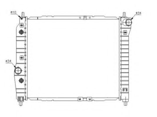 Imagine Radiator, racire motor NRF 53638