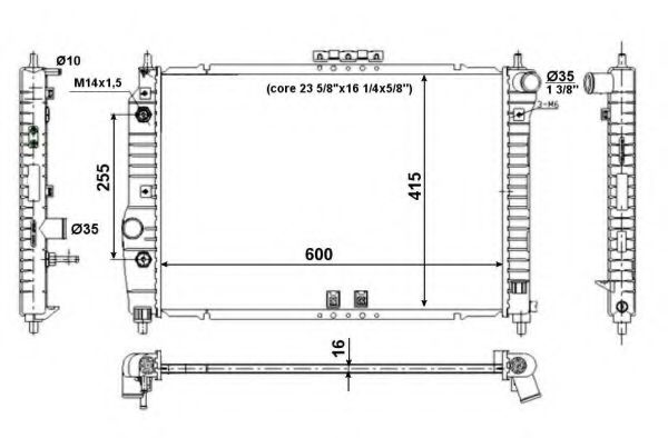 Imagine Radiator, racire motor NRF 53639