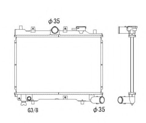 Imagine Radiator, racire motor NRF 536510