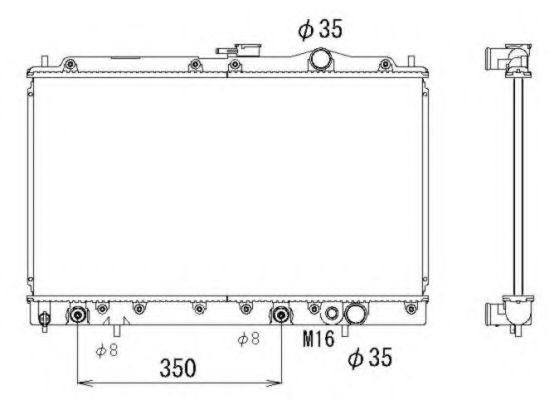 Imagine Radiator, racire motor NRF 536552