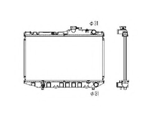 Imagine Radiator, racire motor NRF 536707