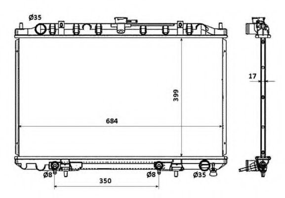 Imagine Radiator, racire motor NRF 53693