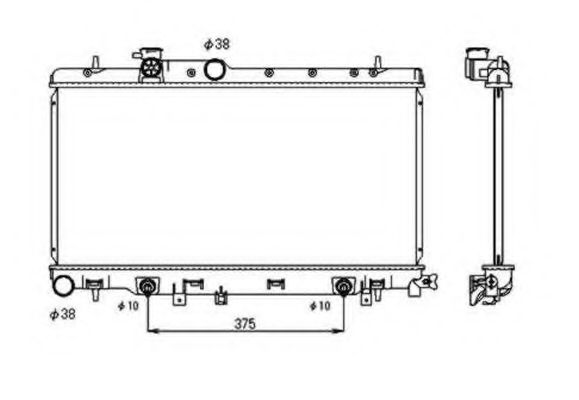 Imagine Radiator, racire motor NRF 53698