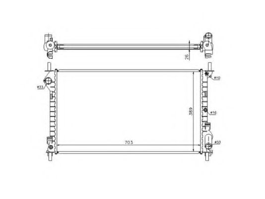 Imagine Radiator, racire motor NRF 53713