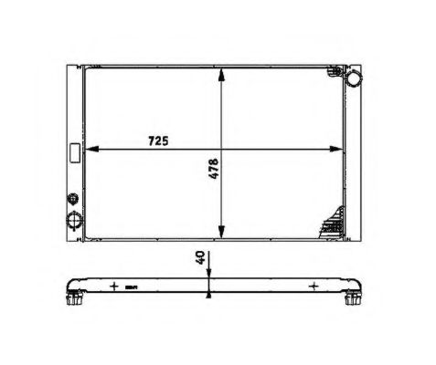 Imagine Radiator, racire motor NRF 53716